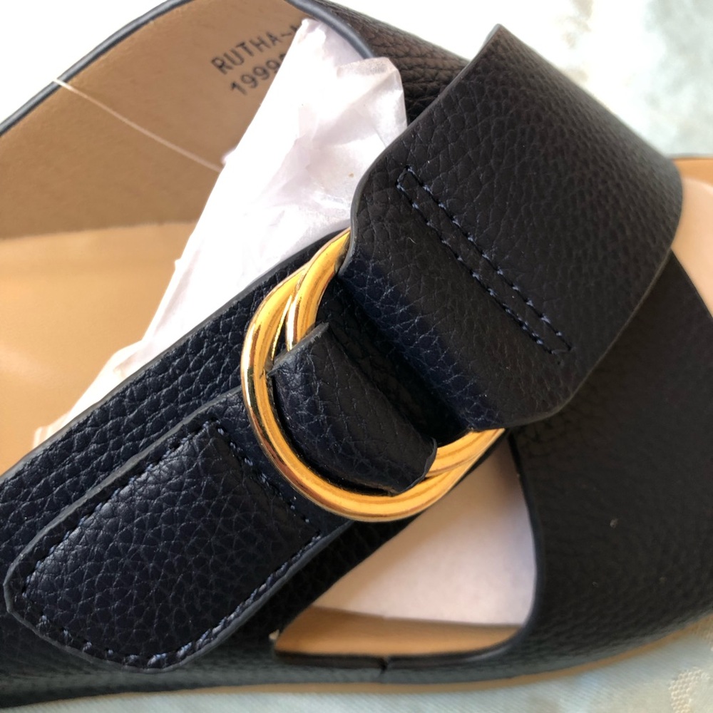 Patrizia by Spring Step Rutha Slide Sandals Navy size 7 - Picture 3 of 7
